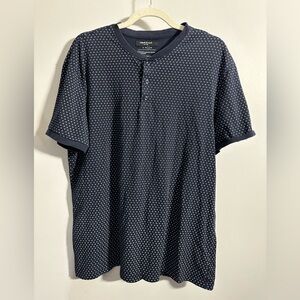 Kenneth Cole Blue White Men’s T-Shirt Size Large